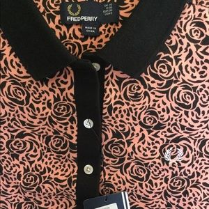 NEW FRED PERRY Women’s ROSE Leopard Print Polo